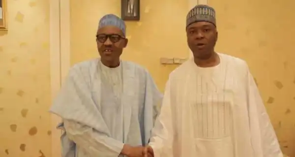 $30BN LOAN: Buhari meets Saraki for 3rd time in one week